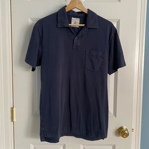 J.Crew broken-in jersey navy polo